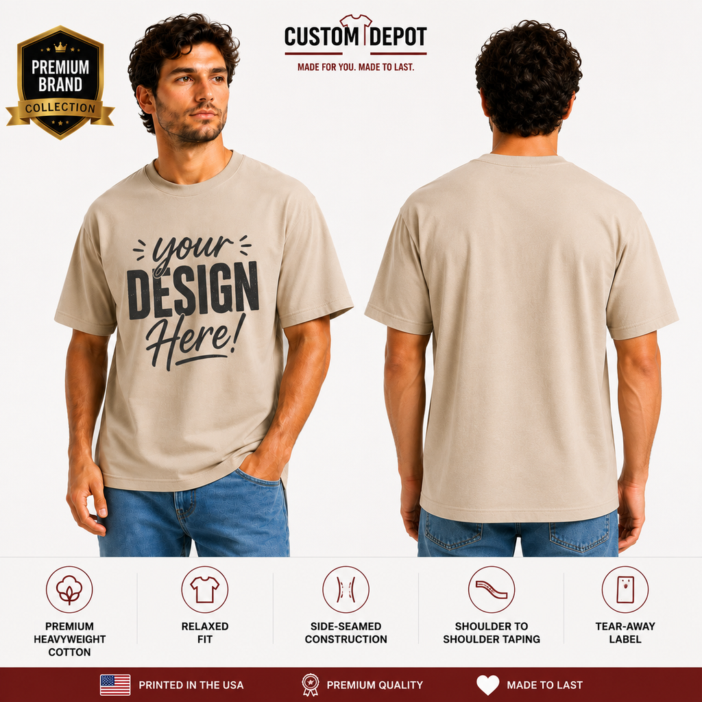 Bella + Canvas  Adult Unisex Heavyweight Relaxed Tee (3010C)