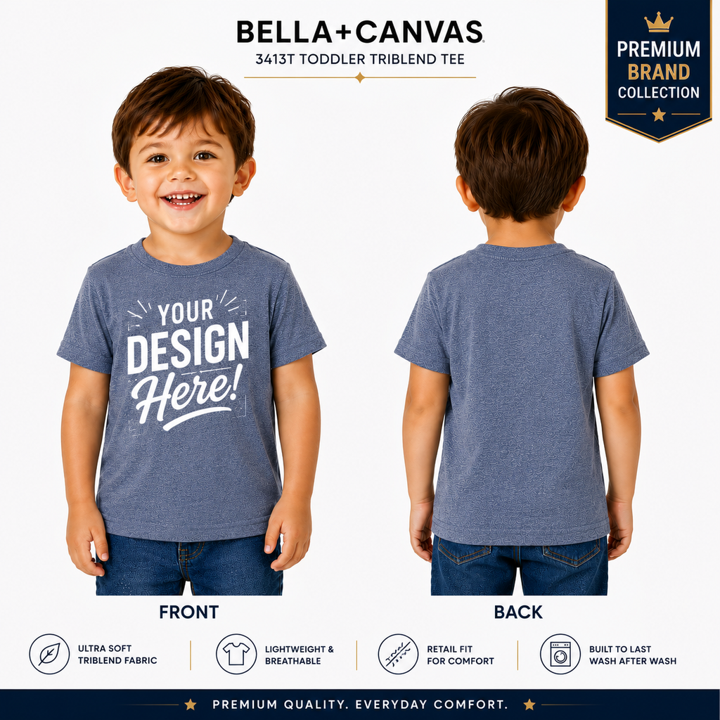Bella + Canvas  Toddler Triblend T-Shirt (3413T)