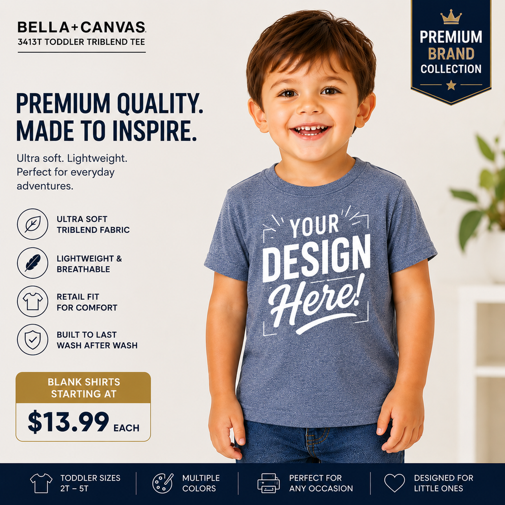 Bella + Canvas Toddler Triblend T-Shirt (3413T)