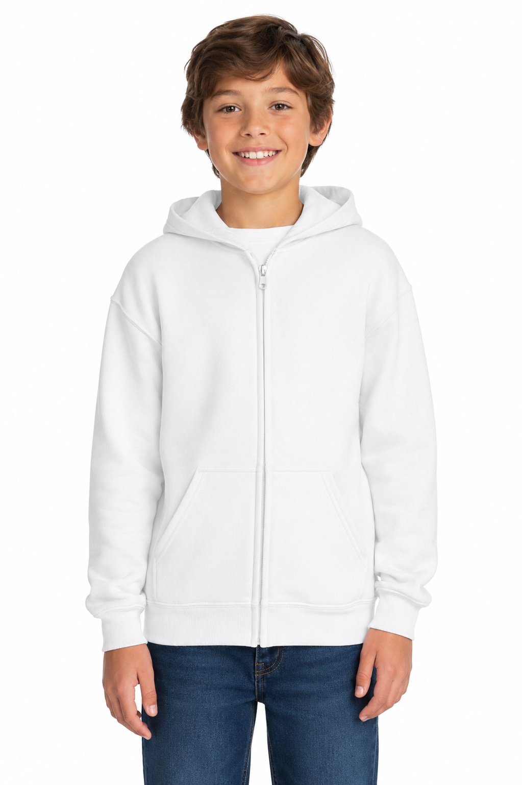 Gildan Youth Heavy Blend™ Full-Zip Hoodie (G186B)