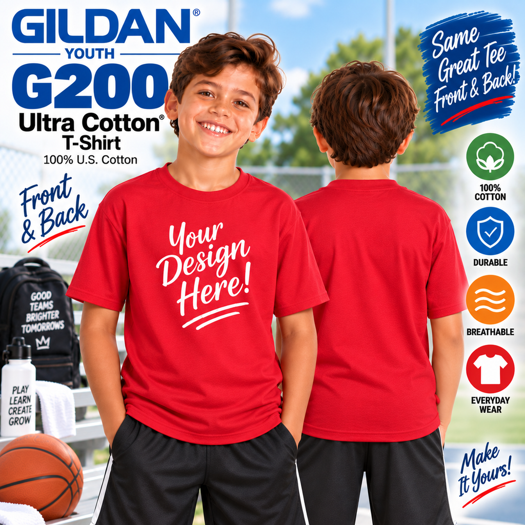 Gildan Youth Ultra Cotton® T-Shirt (G200)