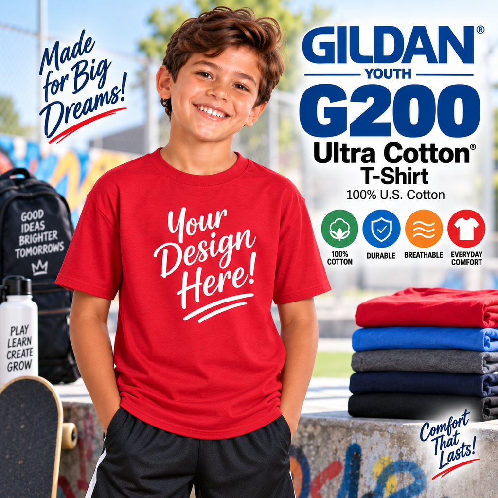 Gildan Youth Ultra Cotton® T-Shirt (G200)