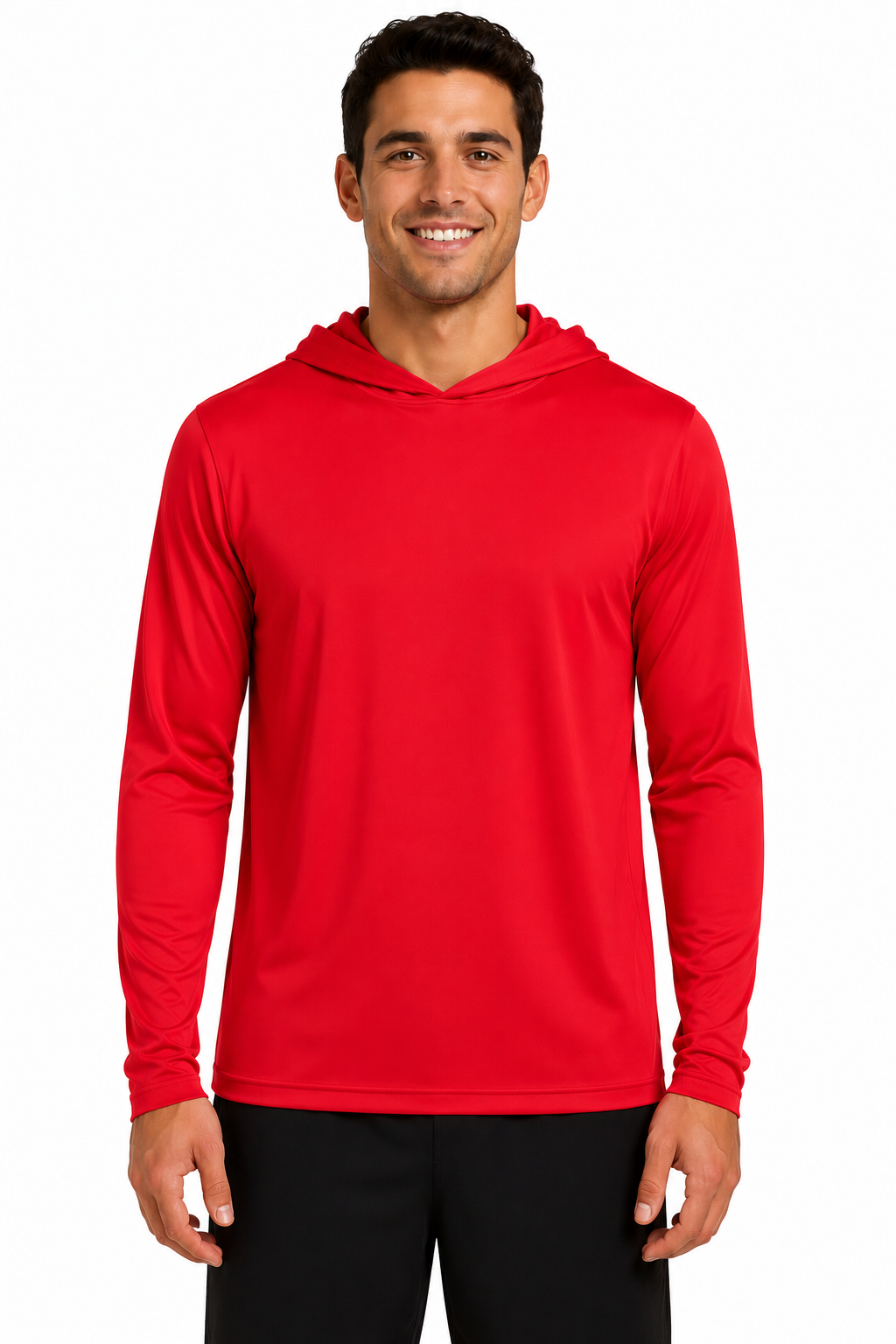 Gildan Adult Unisex Performance® Hooded Long Sleeve T-Shirt (G465)