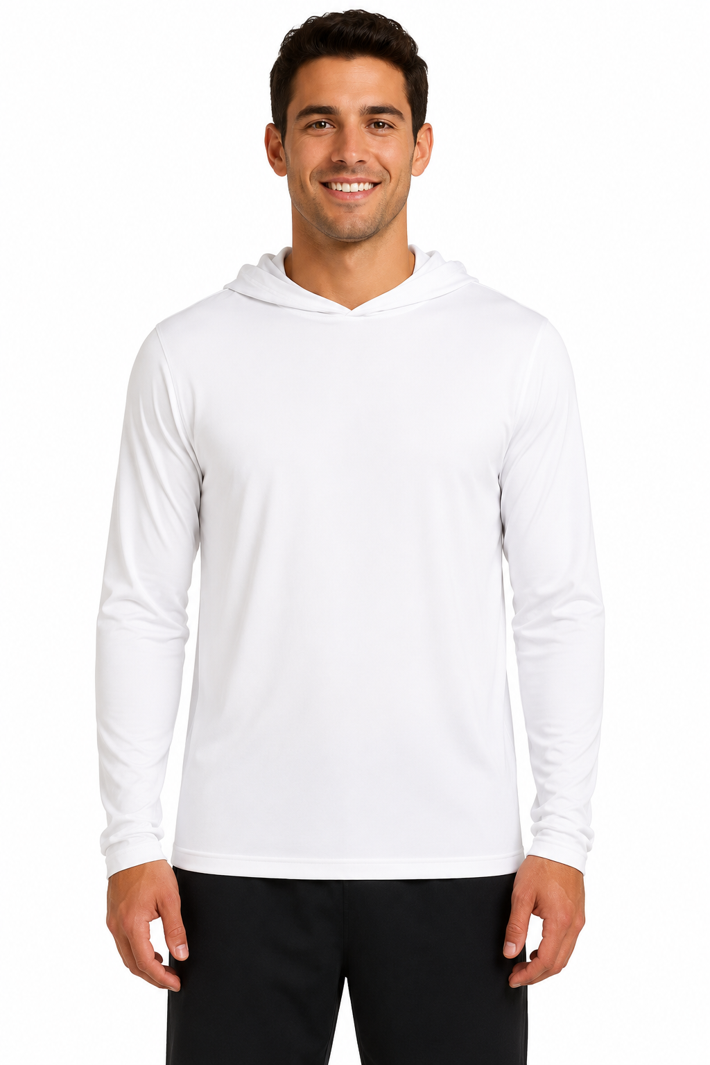 Gildan Adult Unisex Performance® Hooded Long Sleeve T-Shirt (G465)