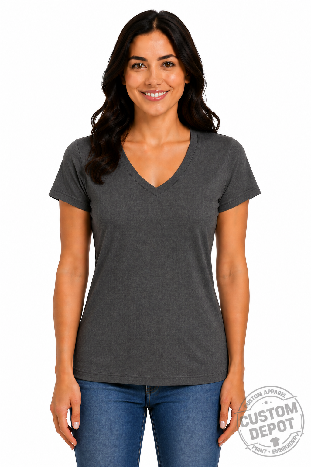 Gildan  Women's Softstyle® V-Neck T-Shirt (G47VL)