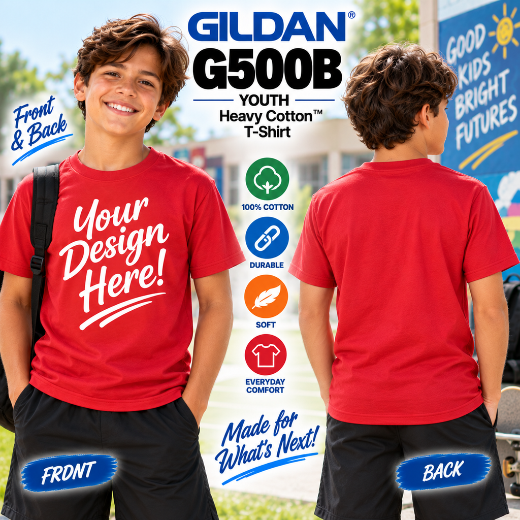 Gildan Youth Heavy Cotton™ T-Shirt (G500B)