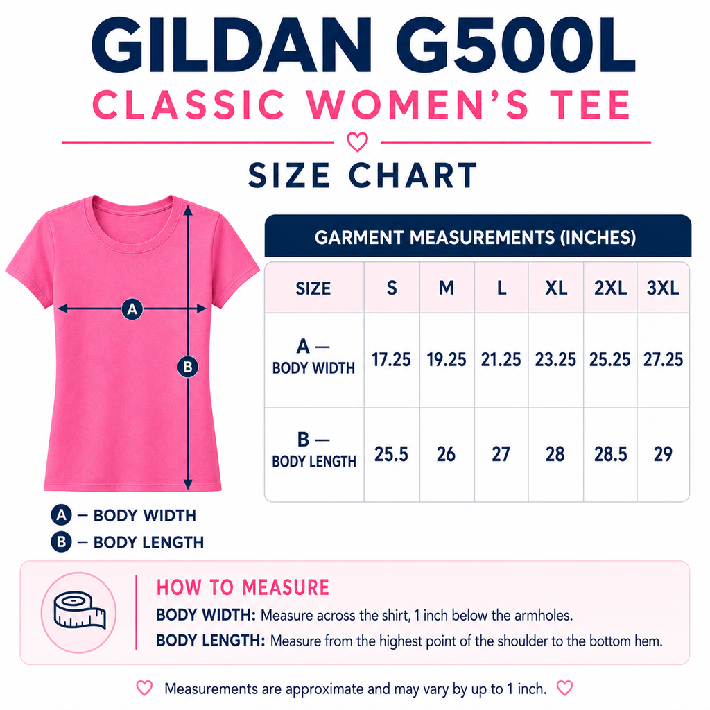 Gildan Women's  Heavy Cotton™ T-Shirt (G500L)