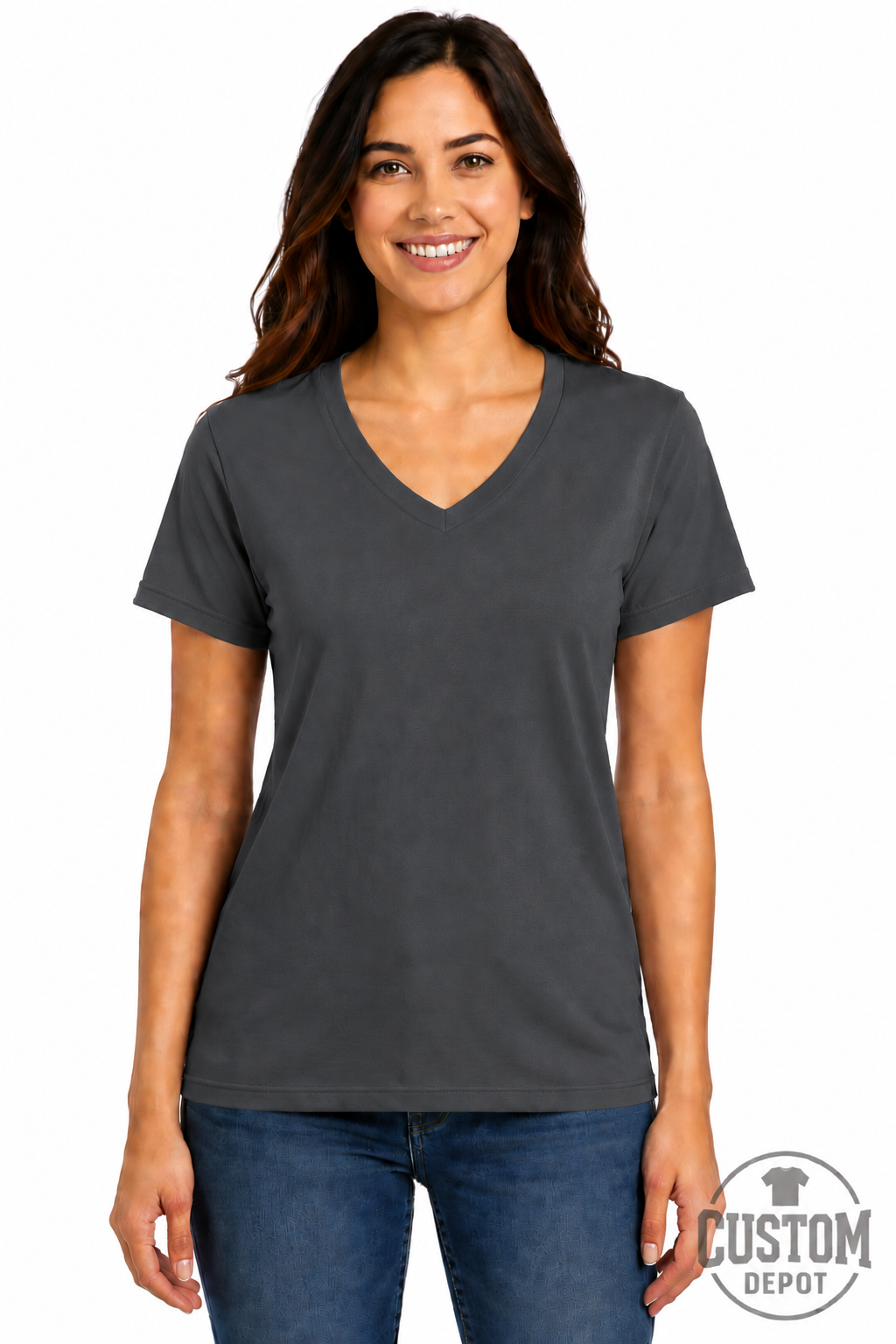 Gildan  Women’s Heavy Cotton V-Neck T-Shirt (G500VL)