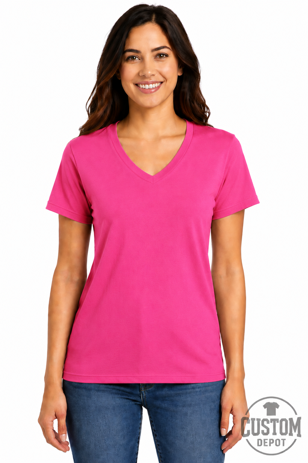 Gildan  Women’s Heavy Cotton V-Neck T-Shirt (G500VL)