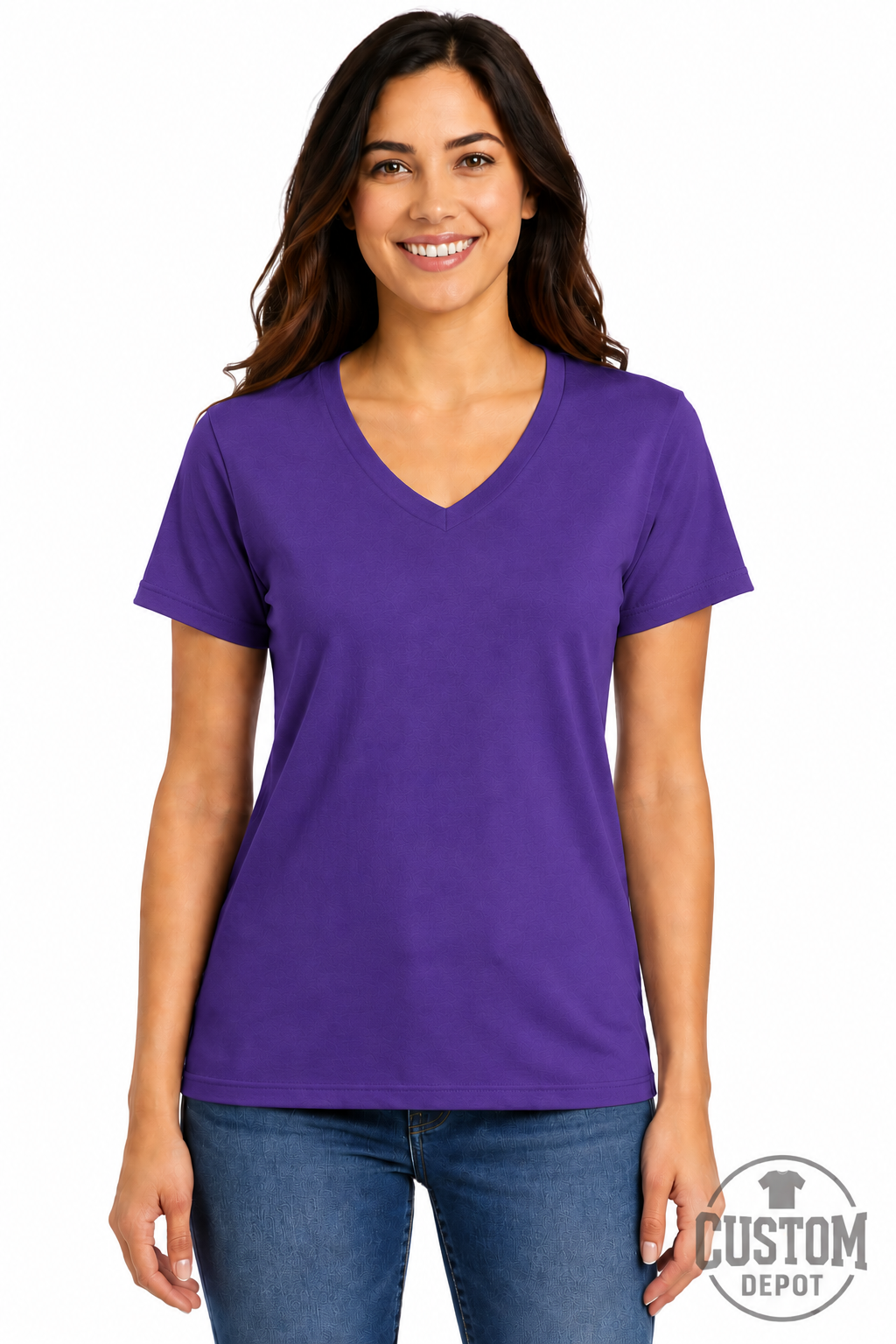 Gildan  Women’s Heavy Cotton V-Neck T-Shirt (G500VL)