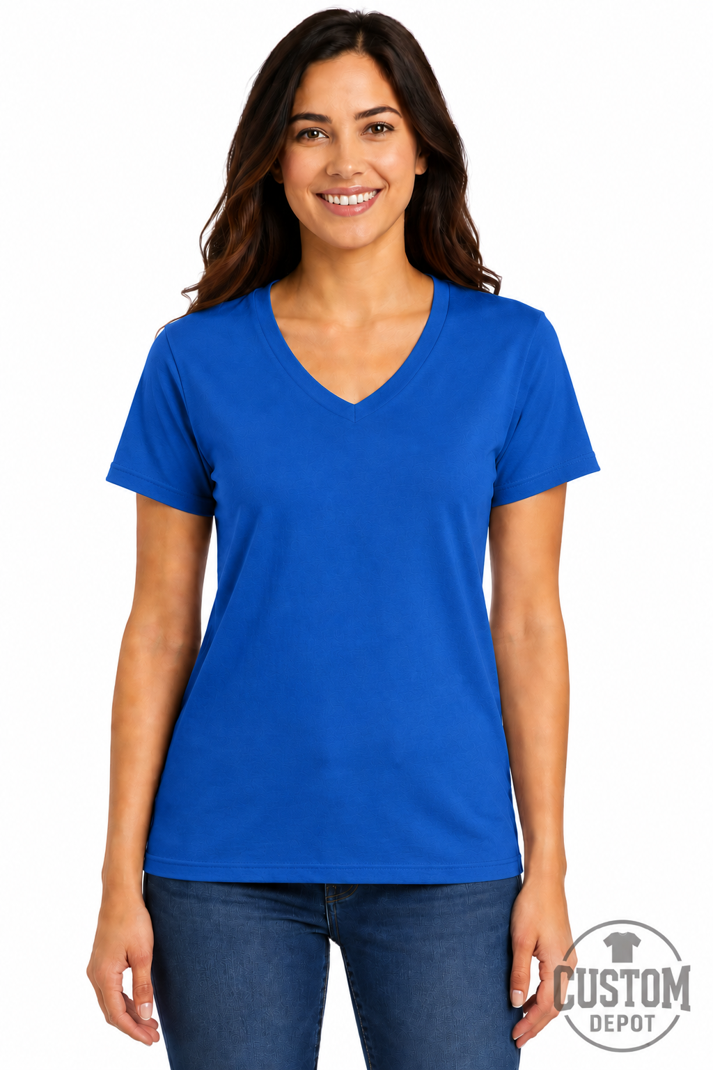 Gildan  Women’s Heavy Cotton V-Neck T-Shirt (G500VL)