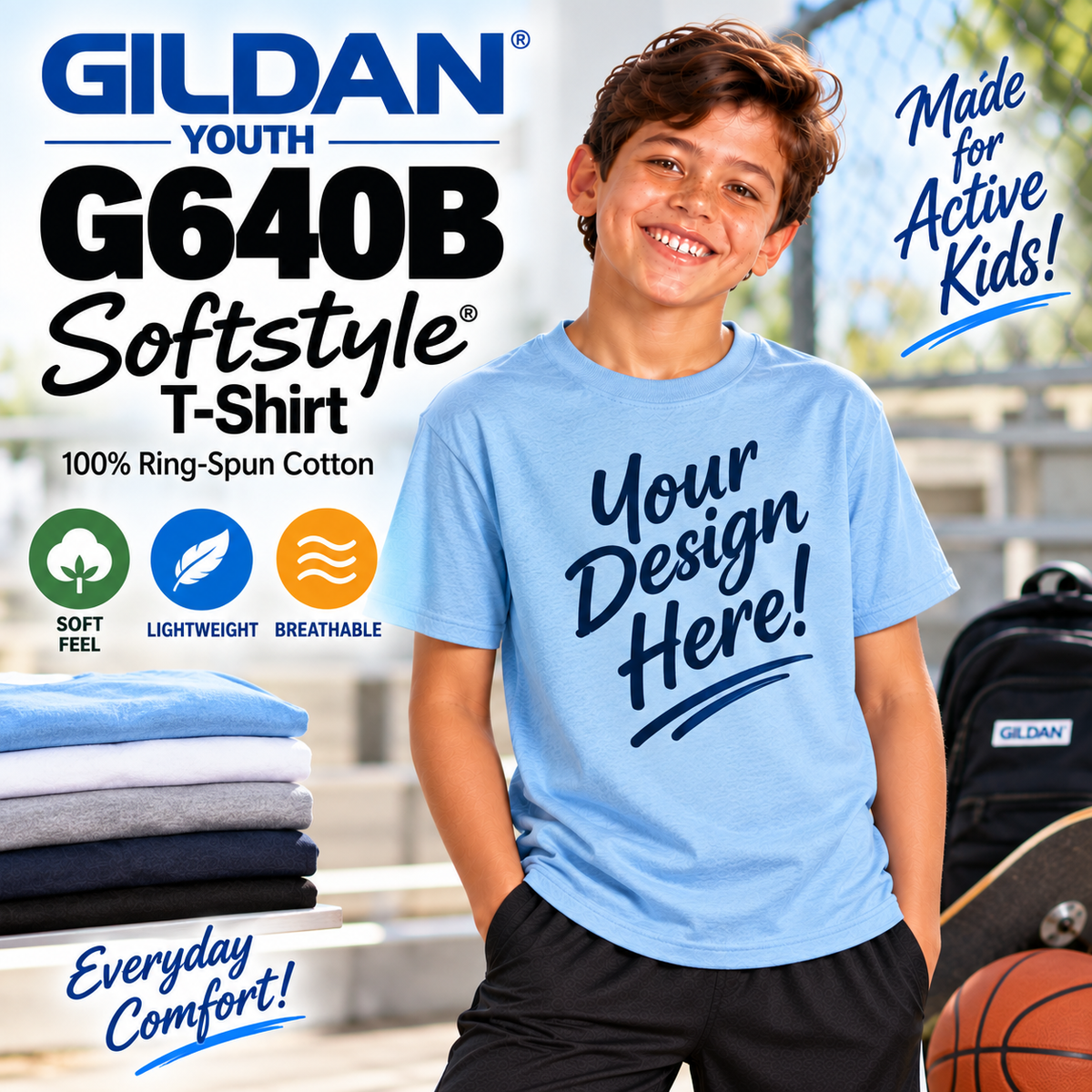 Gildan Youth  Softstyle® T-Shirt (G640B)