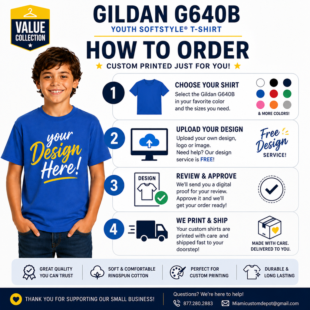 Gildan Youth  Softstyle® T-Shirt (G640B)