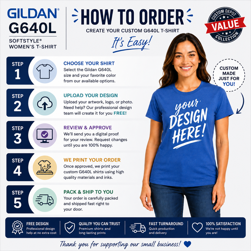 Gildan Women's Softstyle®  T-Shirt (G64L)