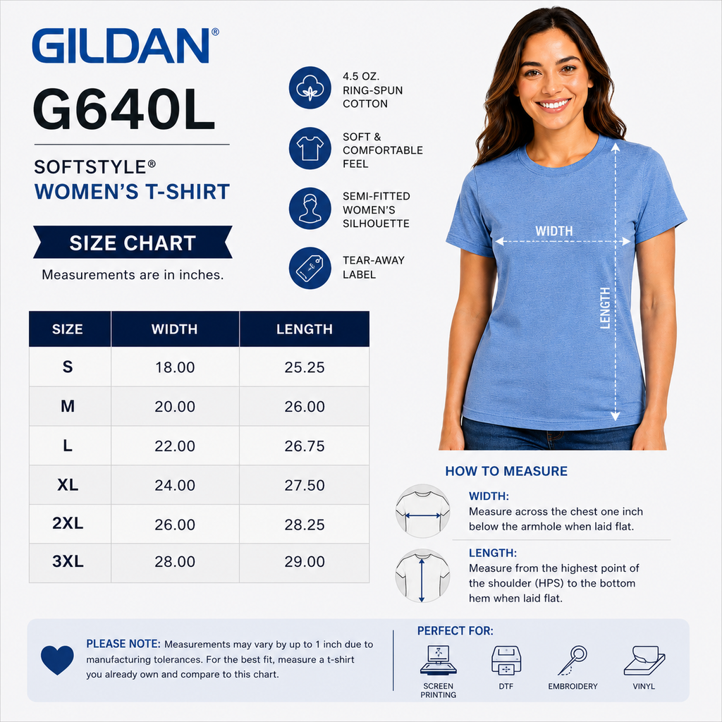 Gildan Women's Softstyle®  T-Shirt (G64L)