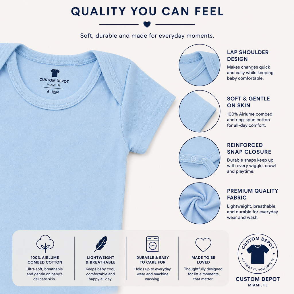 Bella + Canvas  Infant Baby Jersey Bodysuit (100B)