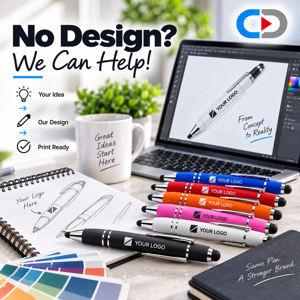 Custom Matte Stylus Pens – 2-Sided Laser Engraving | Personalized Business Pens