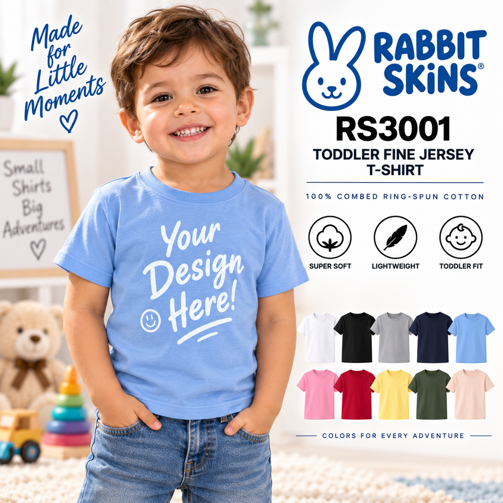 Rabbit Skins Toddler Fine Jersey T-Shirt (RS3001 )
