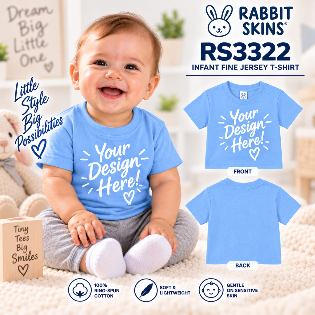 Rabbit Skins  Infant Fine Jersey T-Shirt (RS3322)