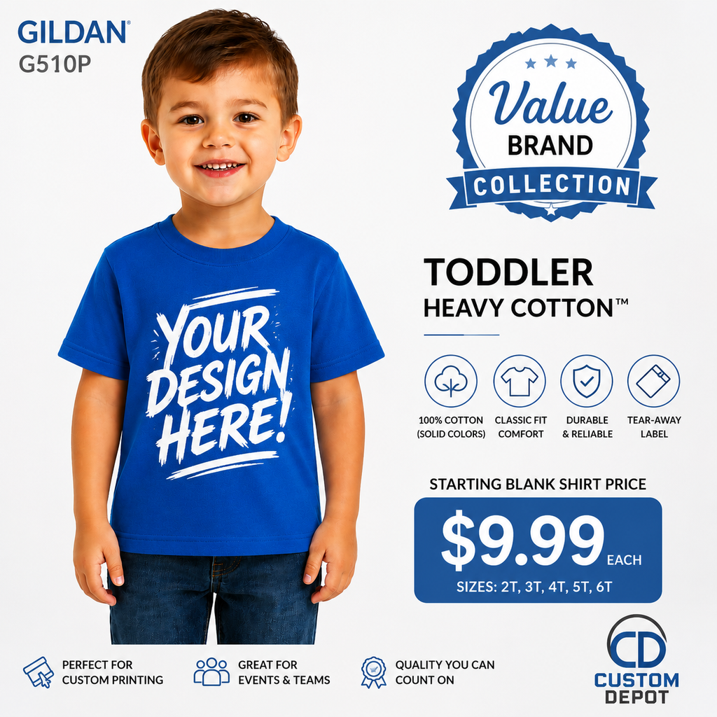 Gildan Toddler Heavy Cotton T-Shirt (G510P)