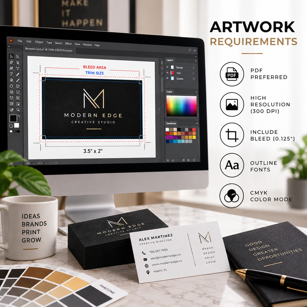 19pt Premium Velvet / Soft Touch Business Cards