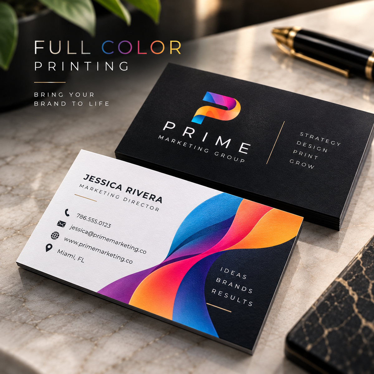 19pt Premium Velvet / Soft Touch Business Cards