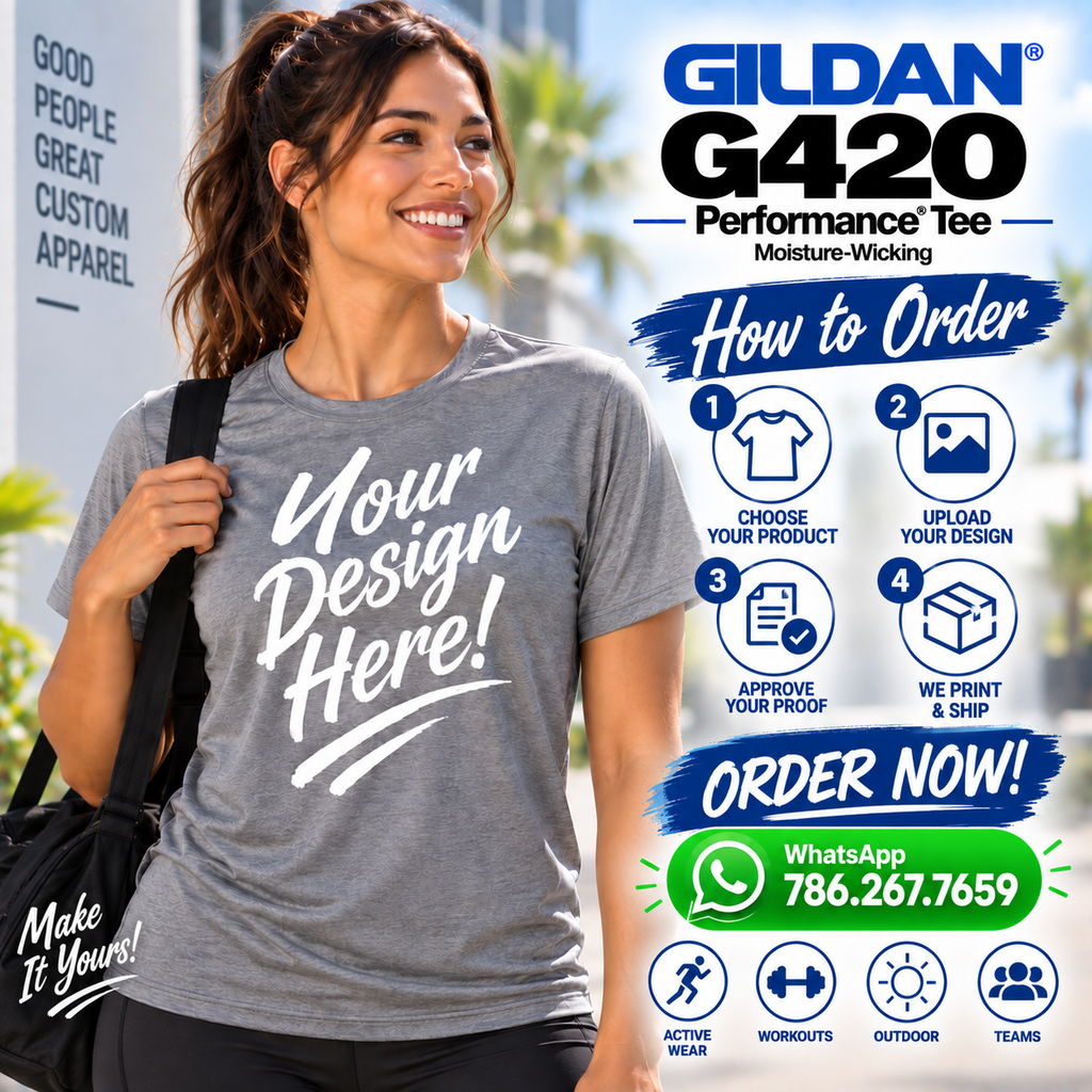 Gildan Unisex Performance® Adult Moisture-Wicking Performance Tee (G420)
