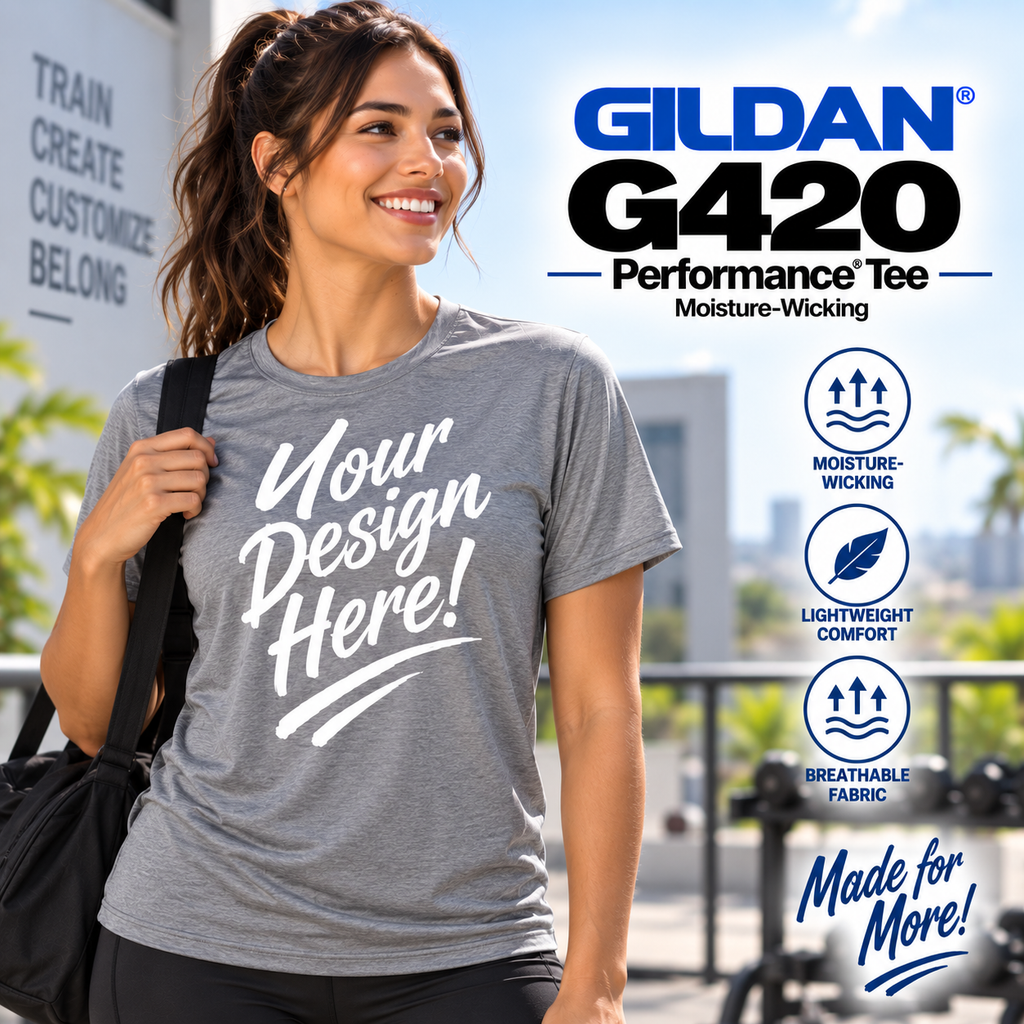 Gildan Unisex Performance® Adult Moisture-Wicking Performance Tee (G420)