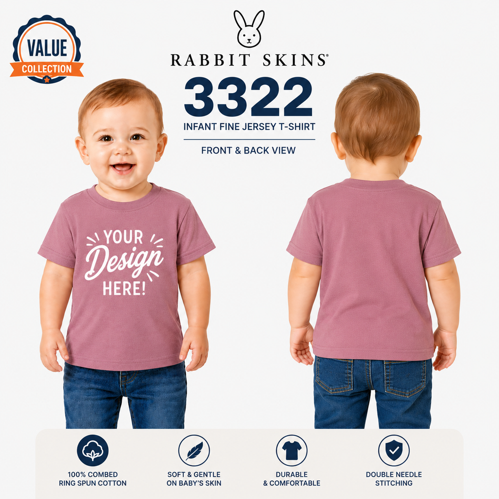 Rabbit Skins  Infant Fine Jersey T-Shirt (RS3322)