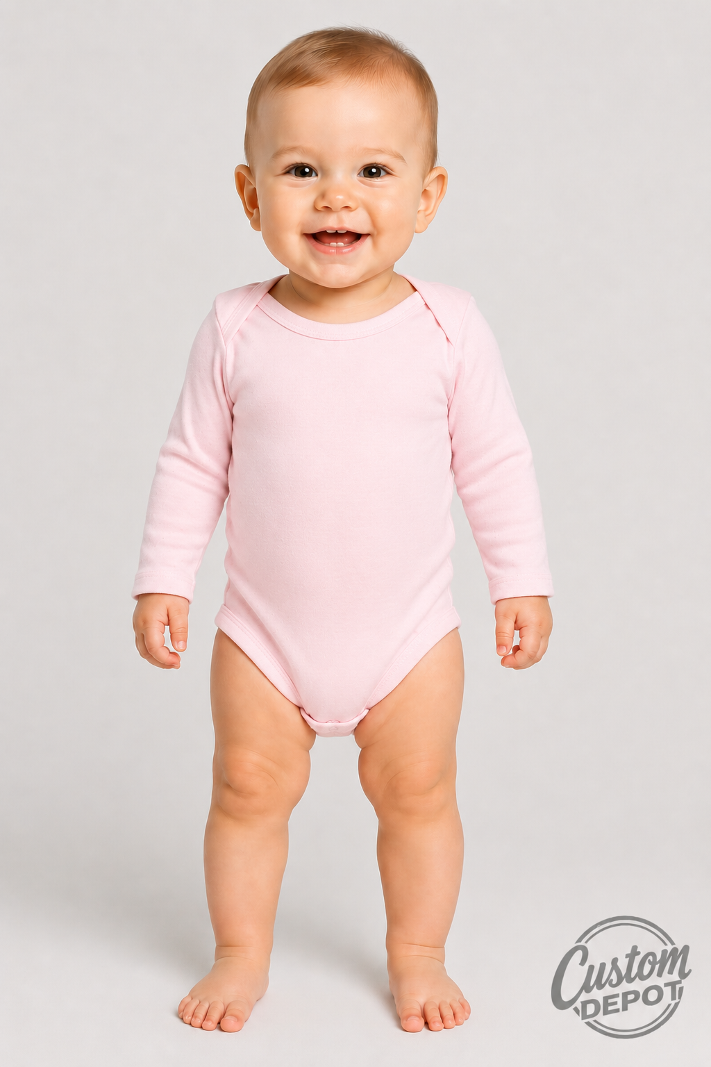Rabbit Skins Infant Fine Jersey Long Sleeve Bodysuit (RS4421)