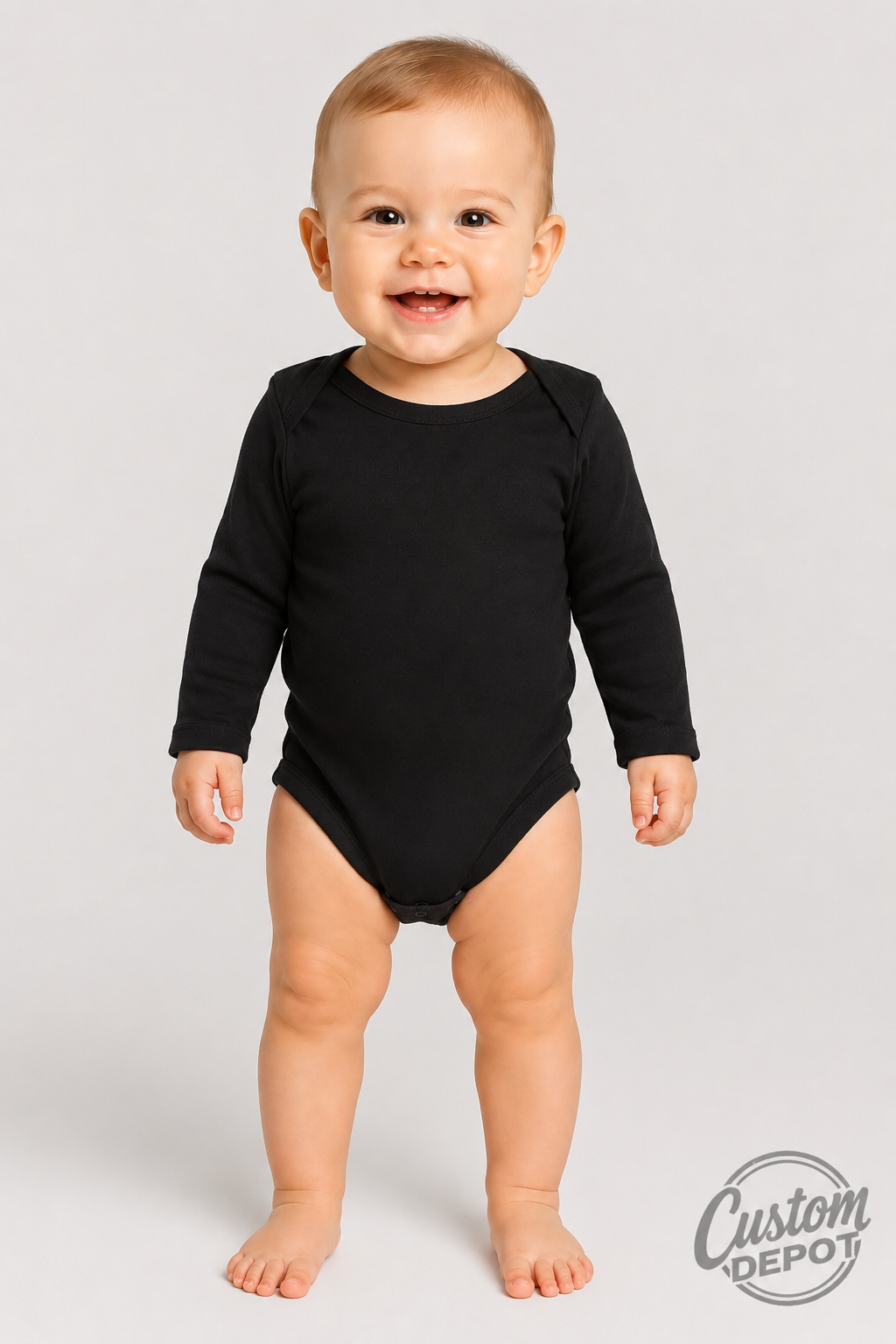 Rabbit Skins Infant Fine Jersey Long Sleeve Bodysuit (RS4421)