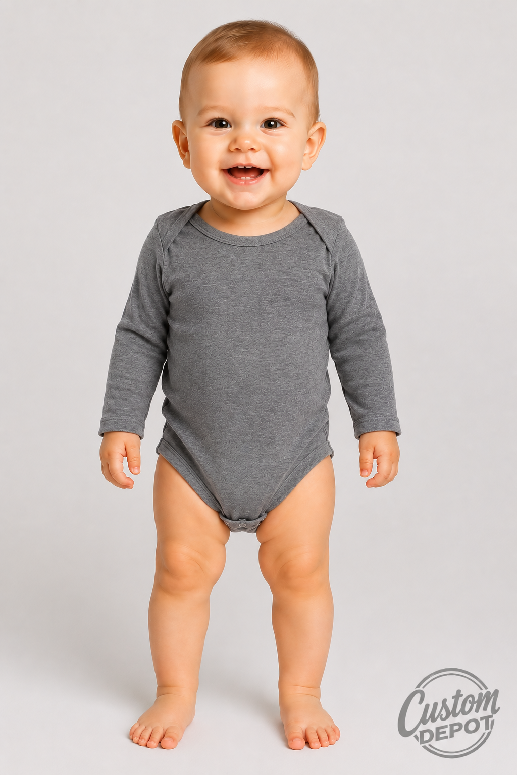 Rabbit Skins Infant Fine Jersey Long Sleeve Bodysuit (RS4421)