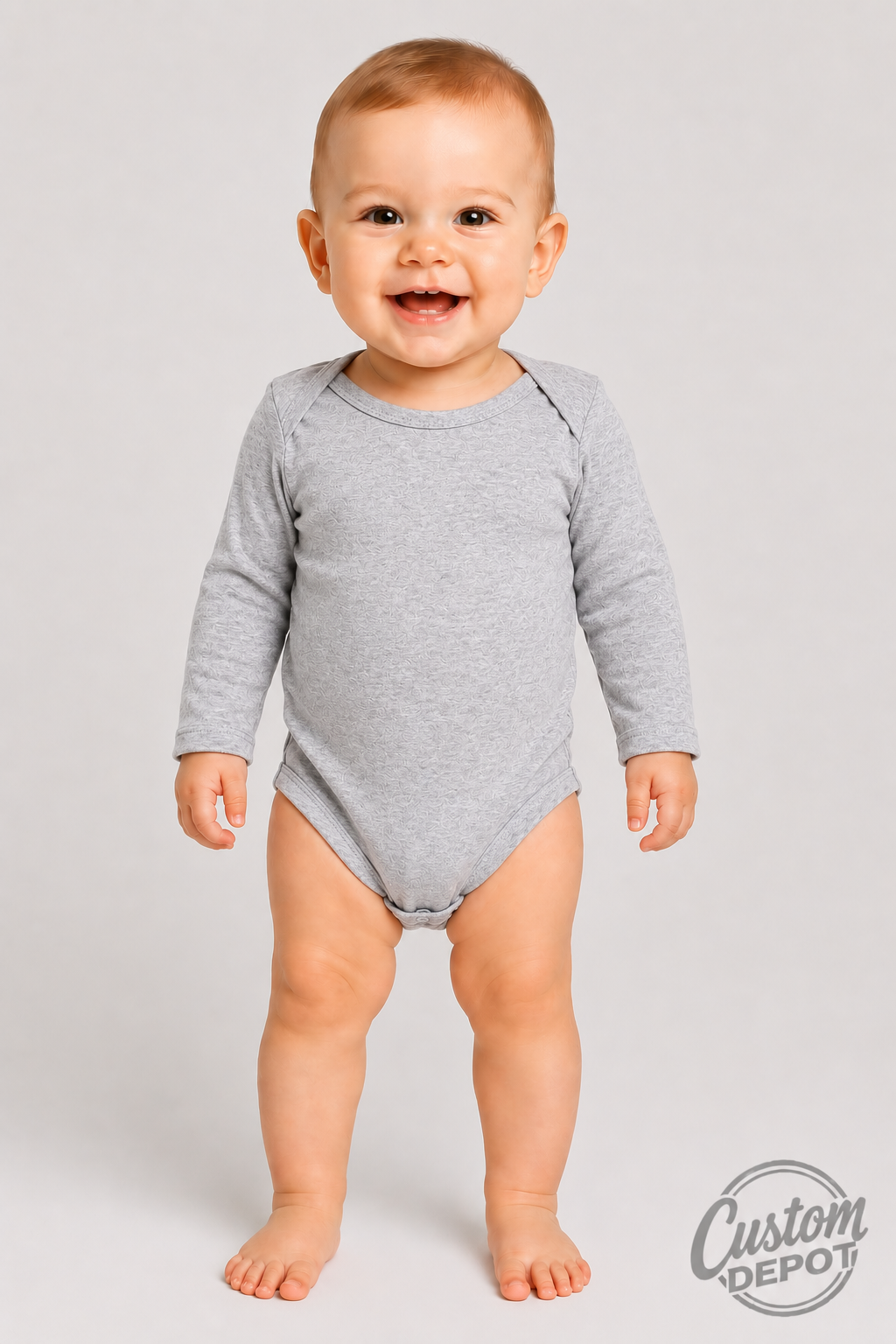 Rabbit Skins Infant Fine Jersey Long Sleeve Bodysuit (RS4421)
