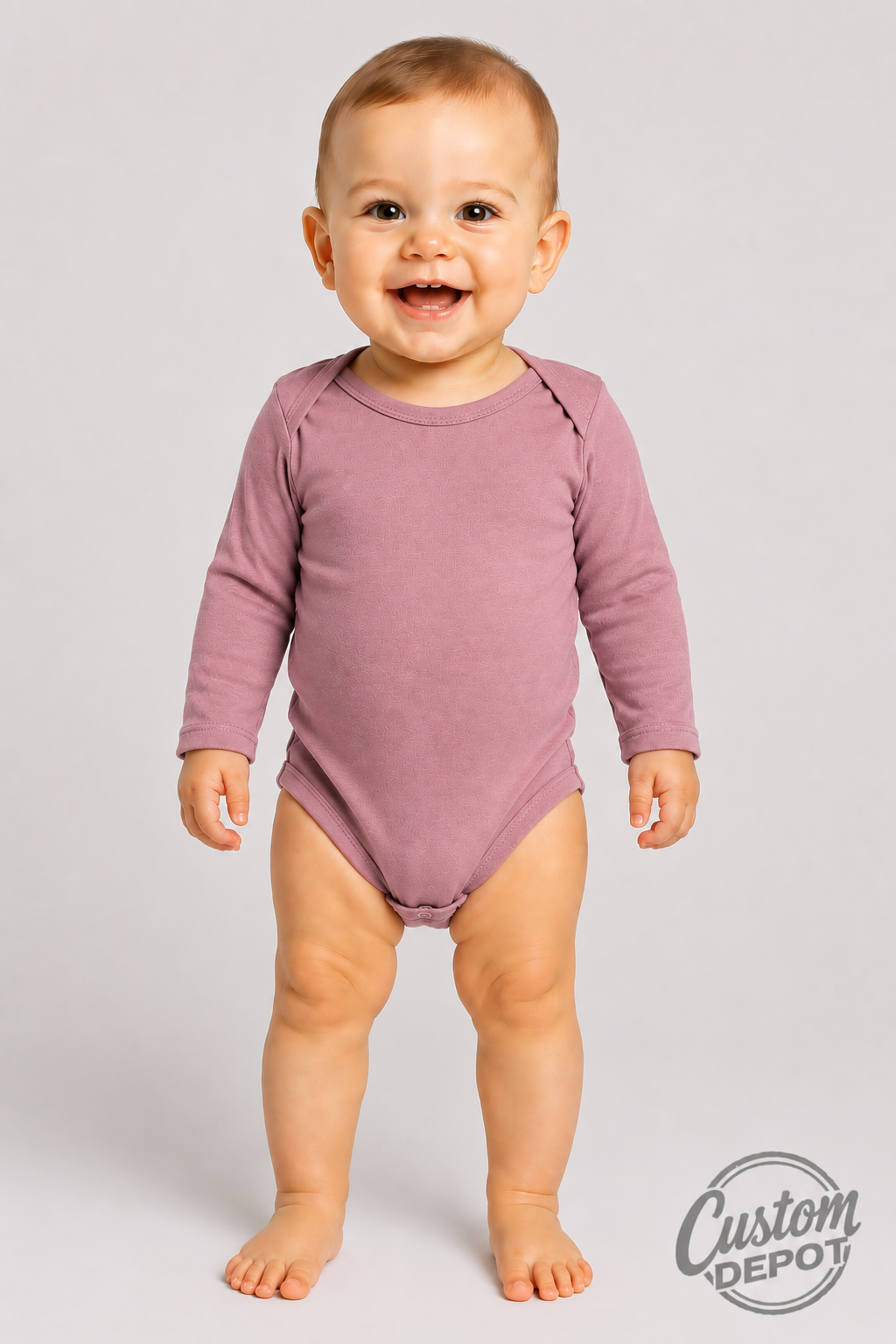 Rabbit Skins Infant Fine Jersey Long Sleeve Bodysuit (RS4421)