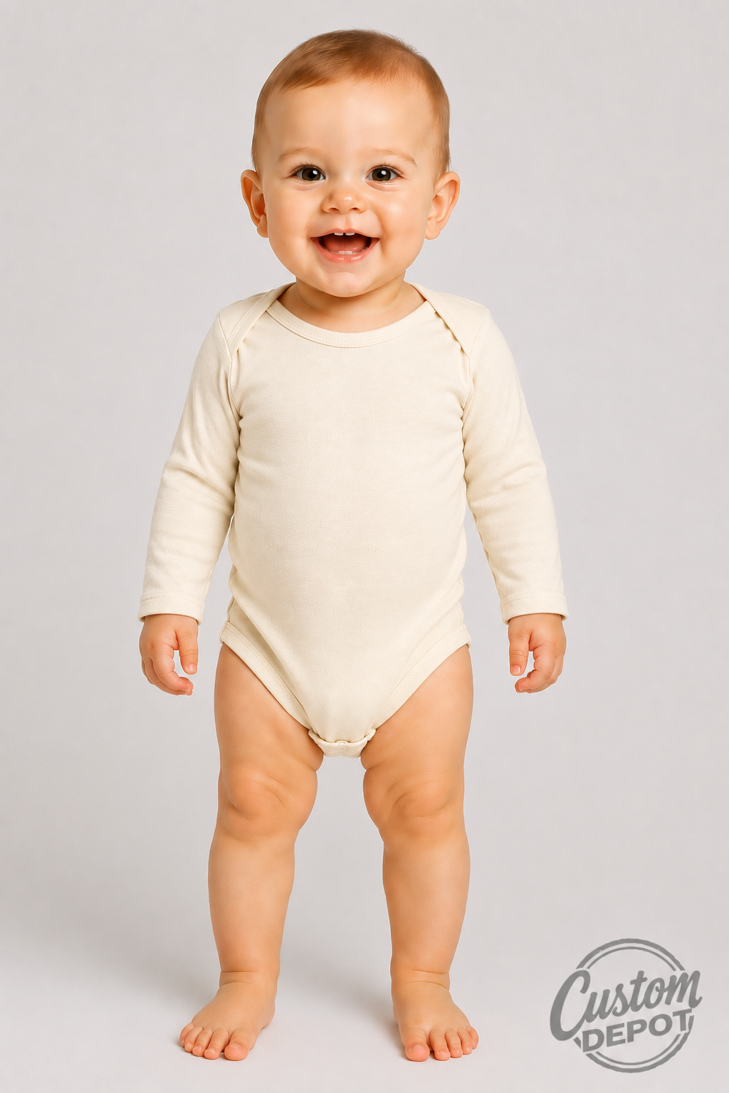 Rabbit Skins Infant Fine Jersey Long Sleeve Bodysuit (RS4421)