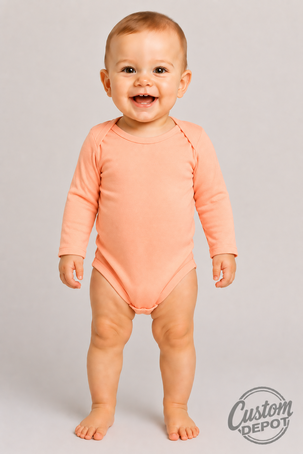 Rabbit Skins Infant Fine Jersey Long Sleeve Bodysuit (RS4421)