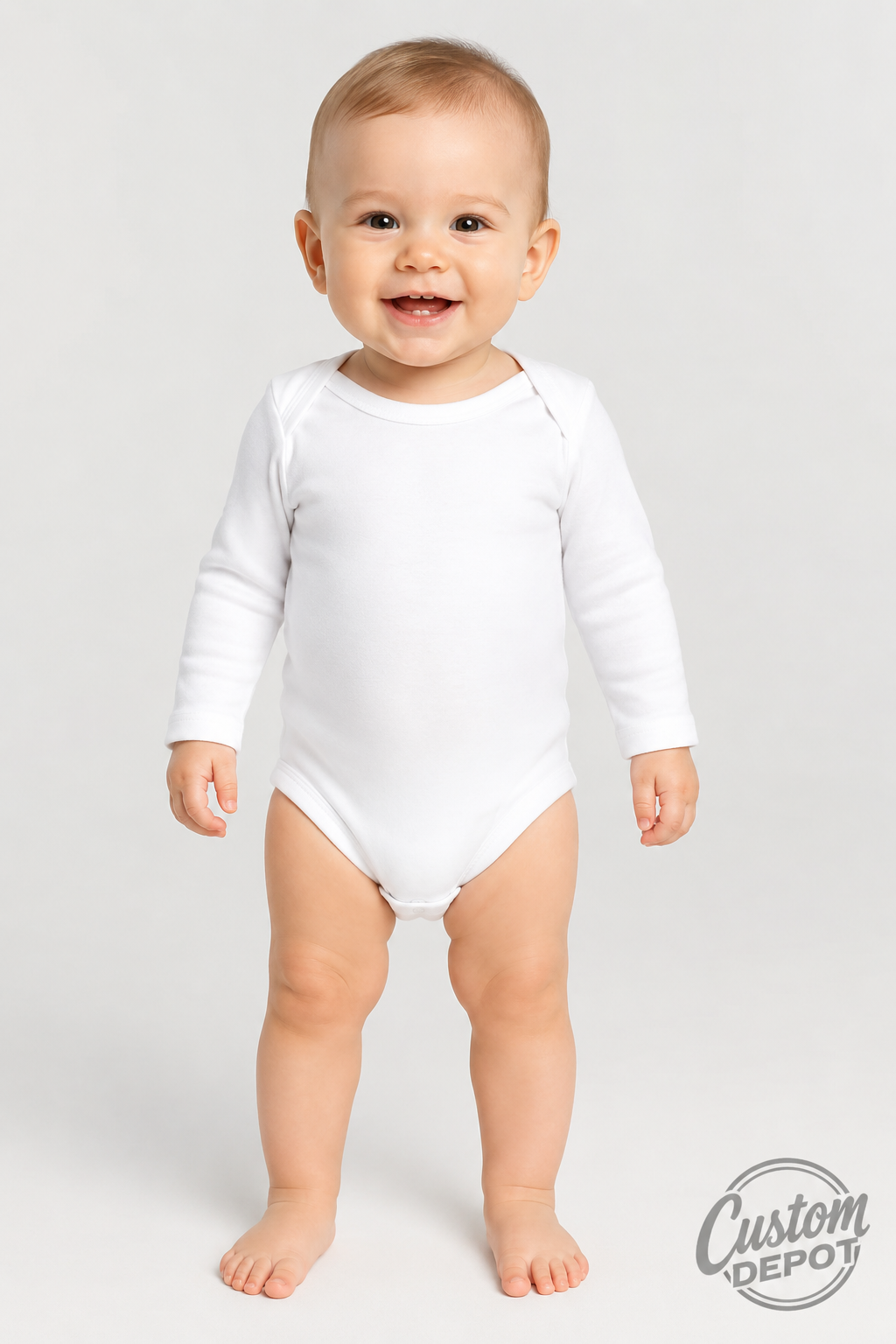 Rabbit Skins Infant Fine Jersey Long Sleeve Bodysuit (RS4421)