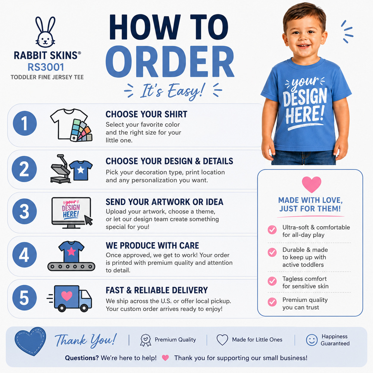 Rabbit Skins Toddler Fine Jersey T-Shirt (RS3001 )