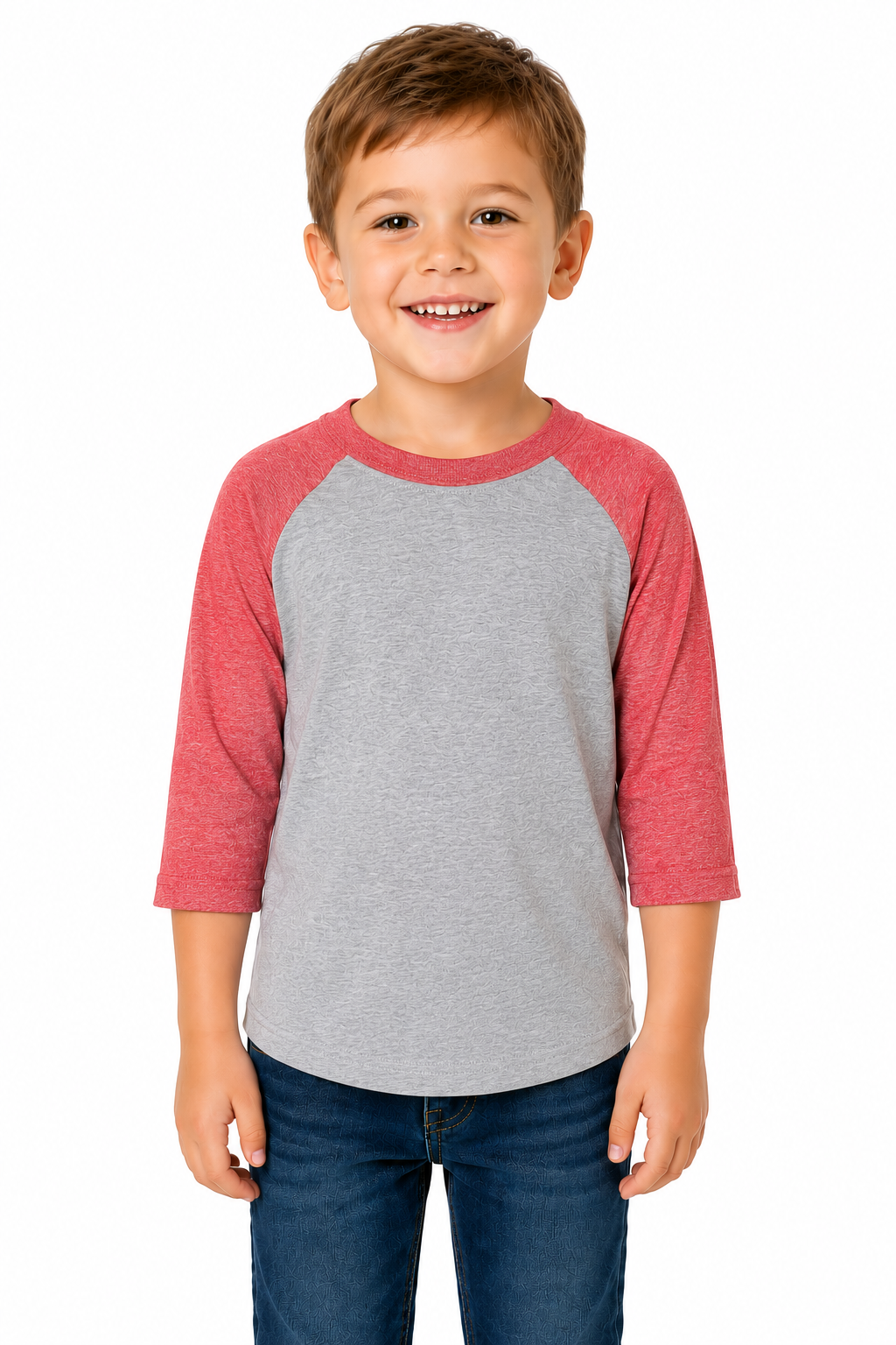 Bella + Canvas Toddler 3/4 Sleeve Baseball Tee (3200T)